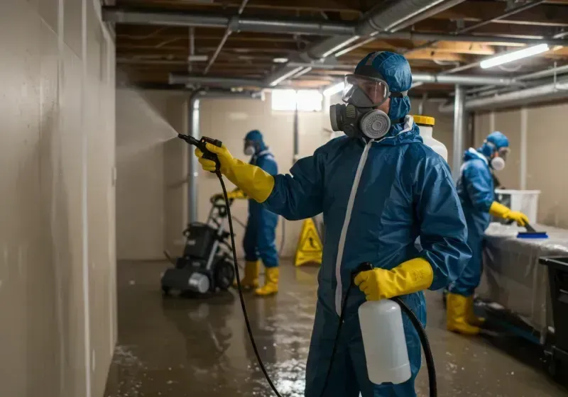 Basement Sanitization and Antimicrobial Treatment process in Westmorland, CA